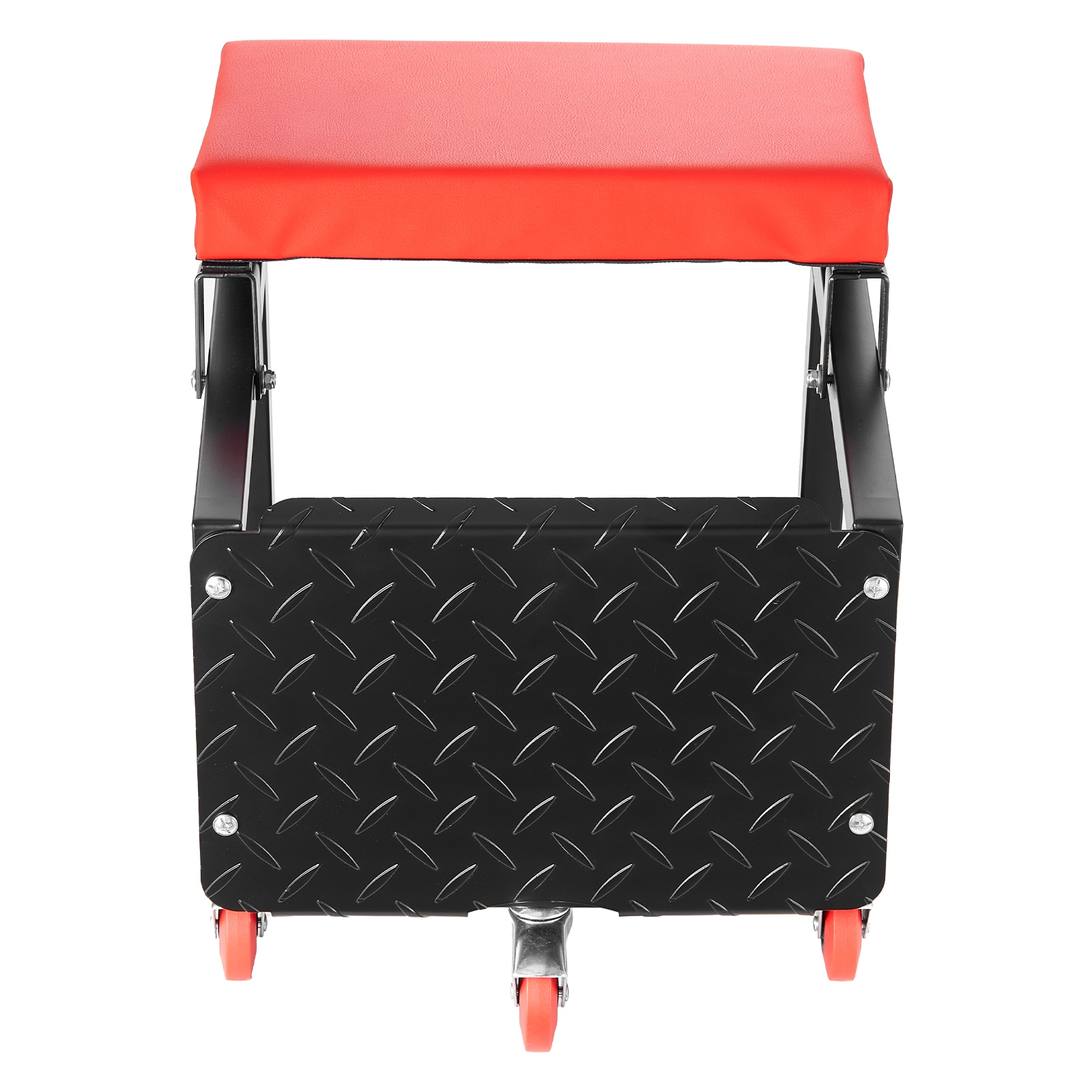 Mechanic Stool Rolling Work Seat With Wheels For Garage Workshop_voghion.com